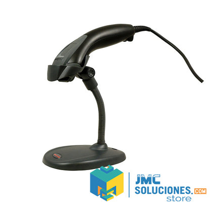 Lector De Codigo De Barras Honeywell Voyager 1200g Tipo De Escaneo 1d, Tipo De Sensor Laser, Incluye Base, Negro